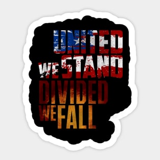 Divided We Fall Sticker